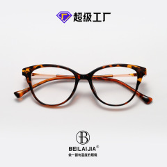 超轻复古玳瑁猫眼眼镜可配近视素颜镜框防蓝光眼镜男丹阳眼镜批发