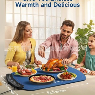 Cross-border Silicone Warm Chopping Board Food Warming Mat Food Insulation Board Flexible Warm Chopping Board Folding Chopping Board