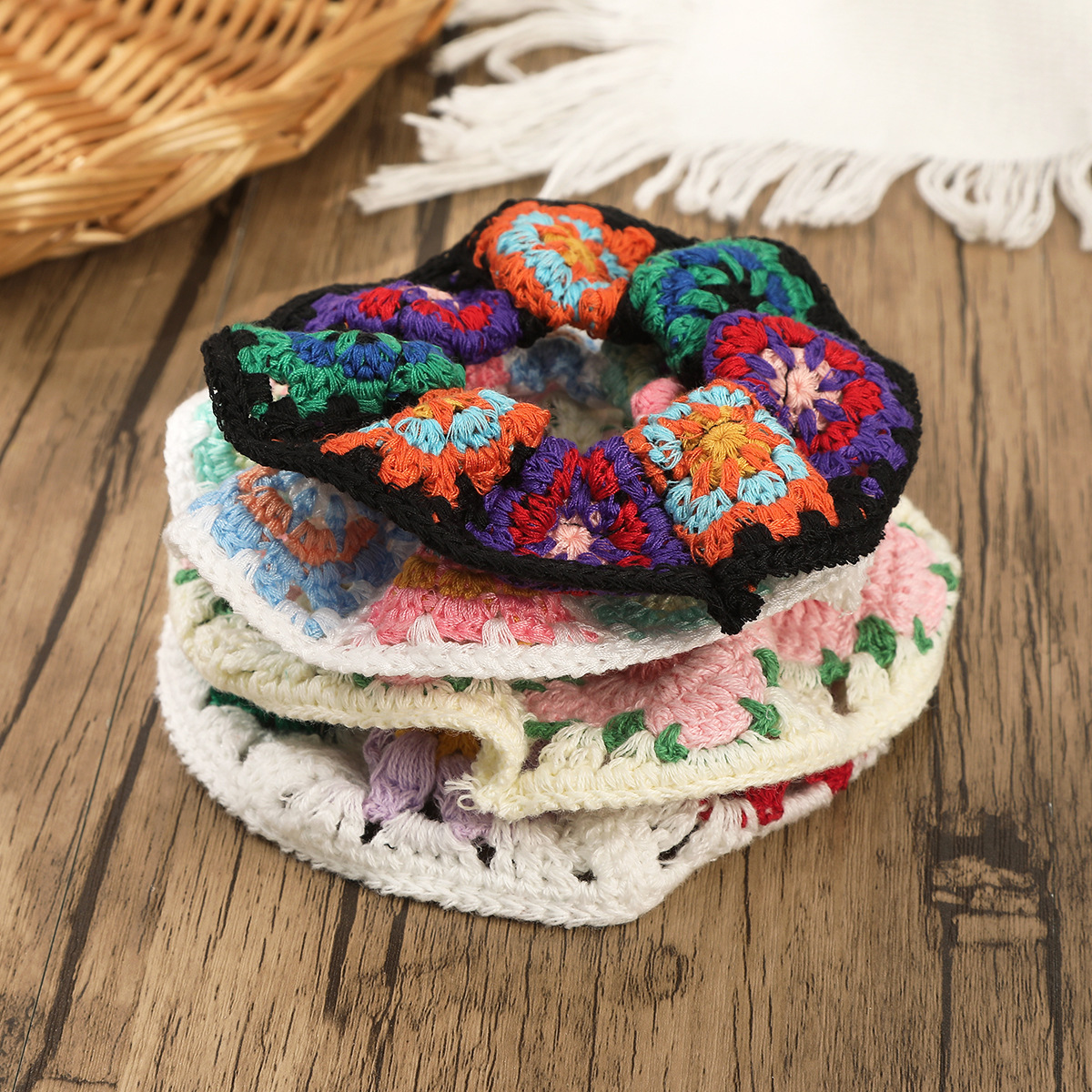 All Seasons Season Sweet Women's Flower Cloth Hair Tie