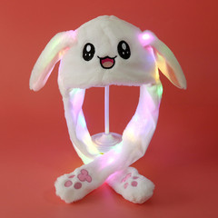 The same style rabbit hat as the glowing rabbit rabbit ears hat, a popular rabbit ear hat with a balloon that moves when you pinch the ears