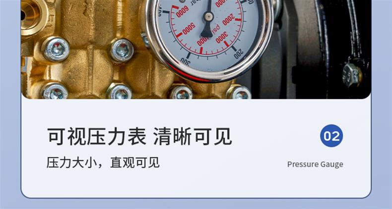 Ultra-High-Pressure Industrial-Grade Cleaning Machine 500kg Three-Phase Ar Commercial Car Washing Machine 380V High-Power Rust Removal Water Gun