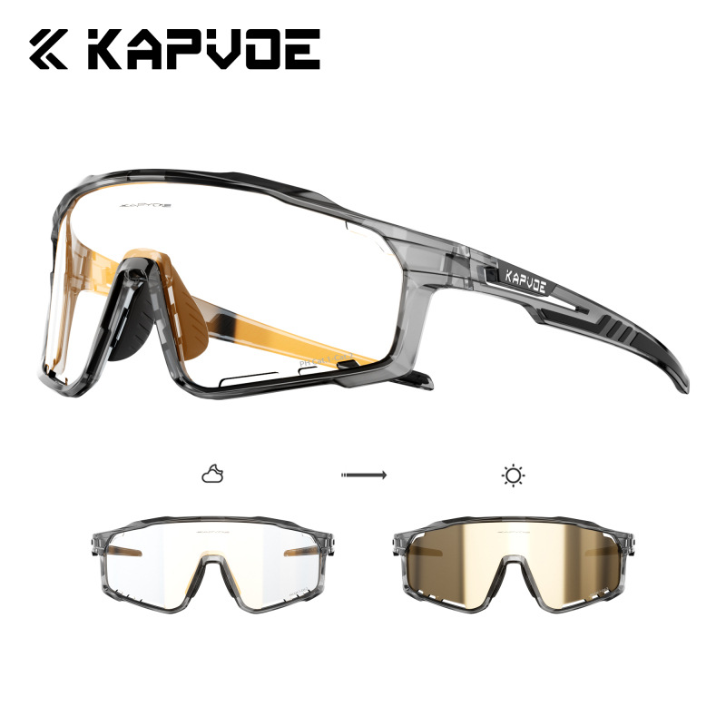 Gafas de Ciclismo Fotocromáticas de TR90 A Prueba de Viento para Deportes al Aire Libre