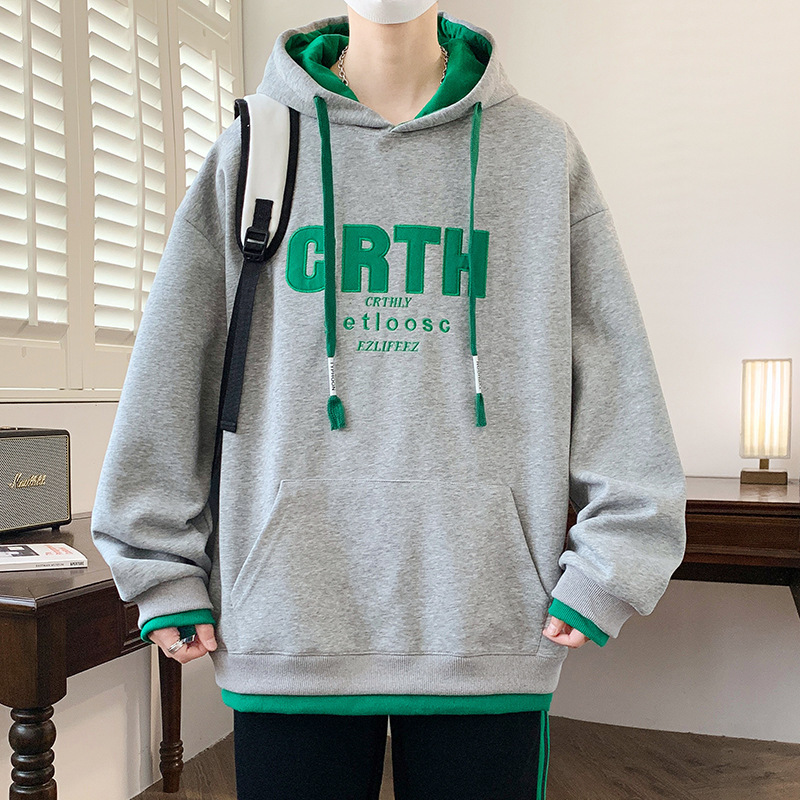 春秋季卫衣男孩13初高中学生14帅气连帽衫外套15岁青少年大童秋装|undefined