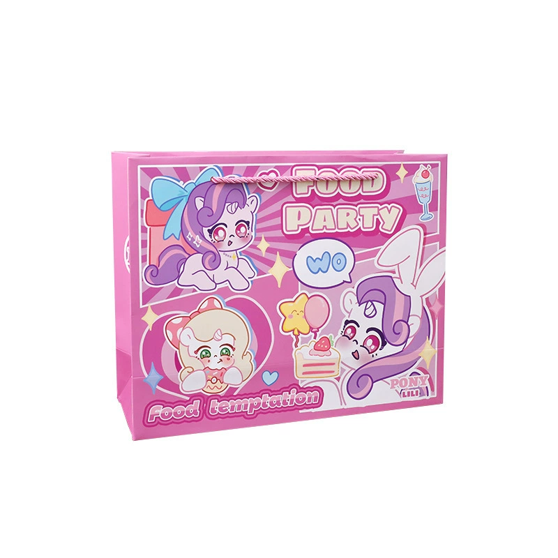 Клоуированная Pony, мультяшная фуксия ручная сумка, подарок на день рождения, опт