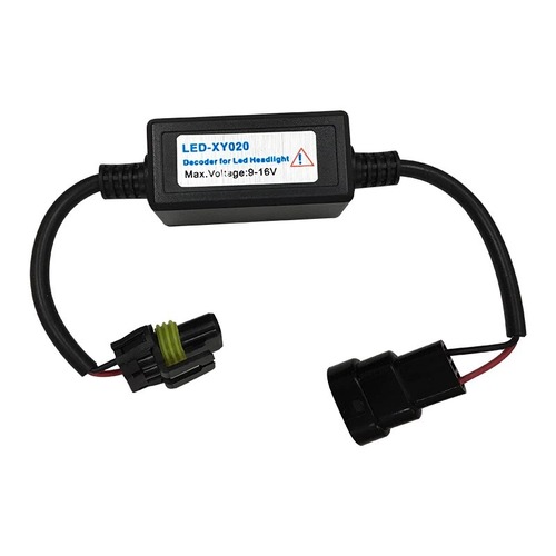 Enhanced version of car LED headlight anti-interference H3H11 H7H4 9005 decoder anti-flicker fault eliminator