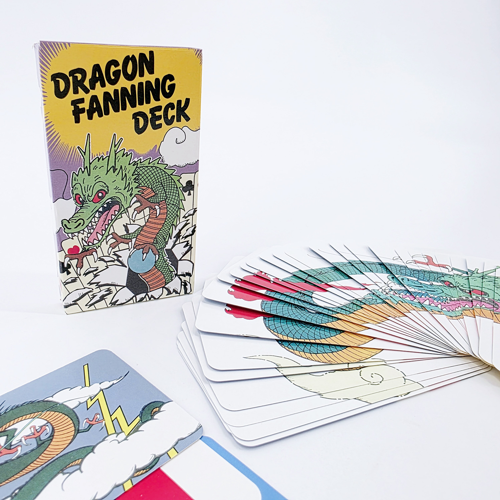 Four Color Dragon Cards