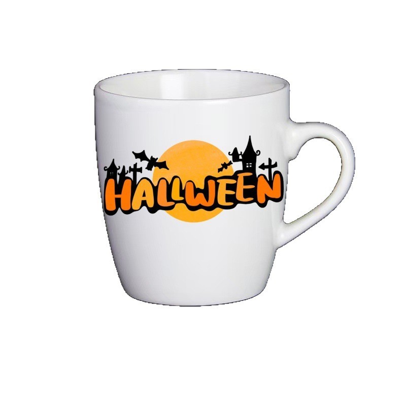 ソースファクトリーハロウィンカスタムセラミックカップ高価値クリエイティブ色釉マグホリデーギフトカップエルフカップ|undefined