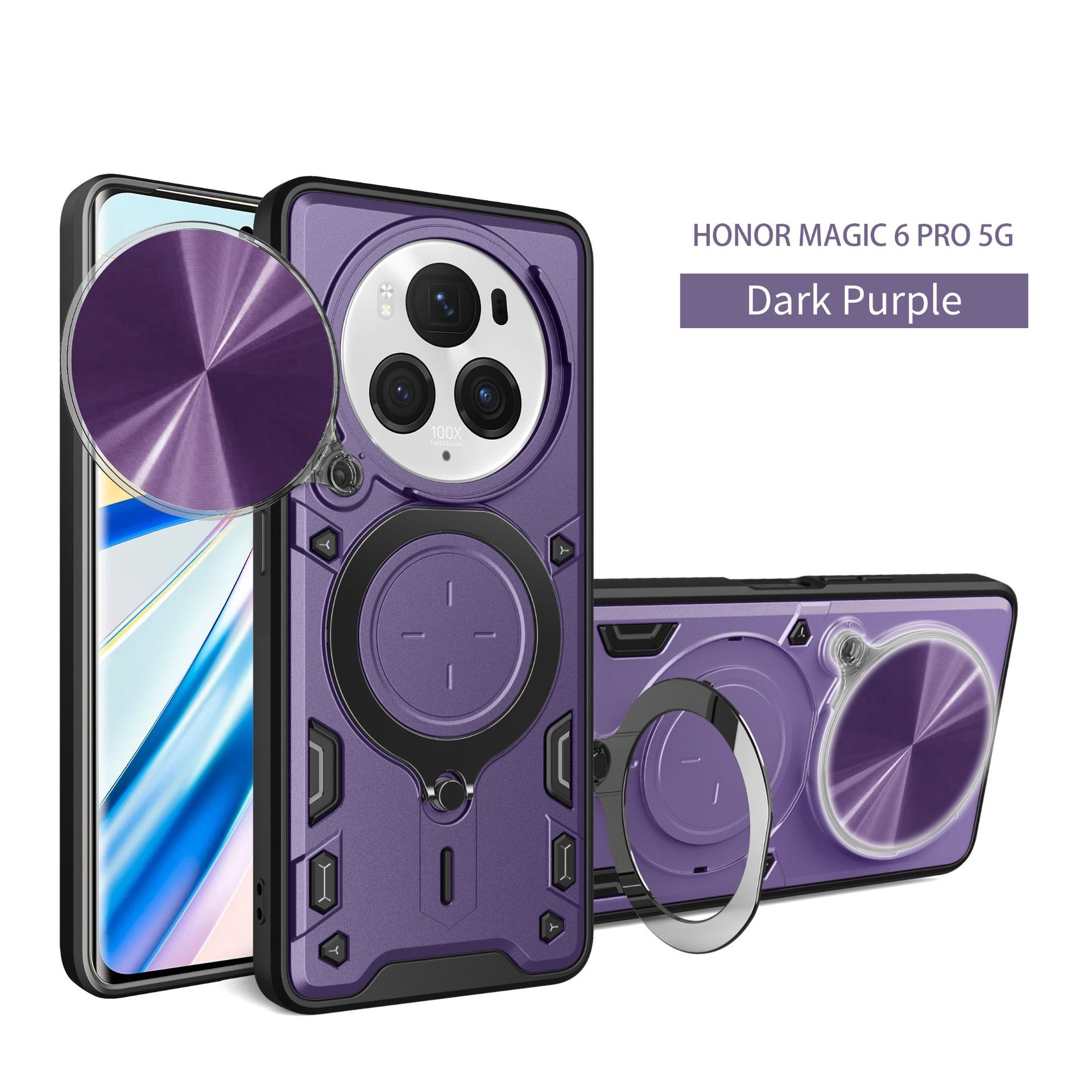 Aplicable a HonorMagic6pro5G serie de refrigeración de la familia de la serie de soporte de anillo de absorción de calor modelo HW completo caso de teléfono móvil image 10