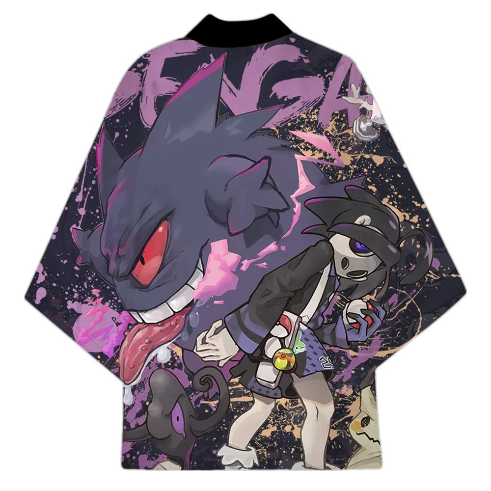 Halloween COS кимоно Pokémon Гэн Гуи двухмерное JoJo Чудесное Приключение плащ мужской крекер халат