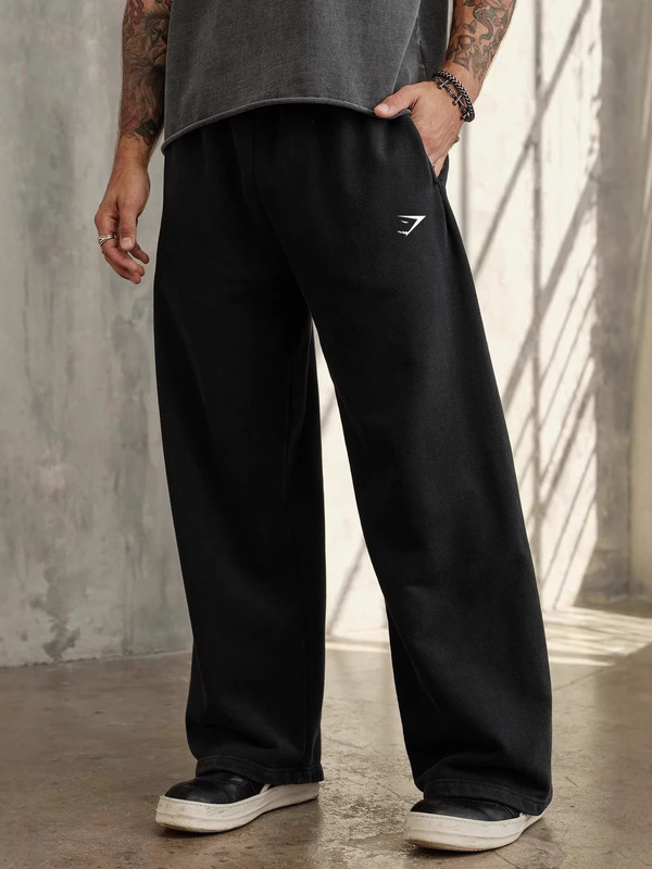Gymshark American Style Trendy Brand New Men's Sports Pants Jogging Fitness Basketball Training Casual Straight-Leg Long Pants Gymshark American Style Trendy Brand New Men's Sports Pants Jogging Fitness Basketball Training Casual Straight-Leg Long Pants