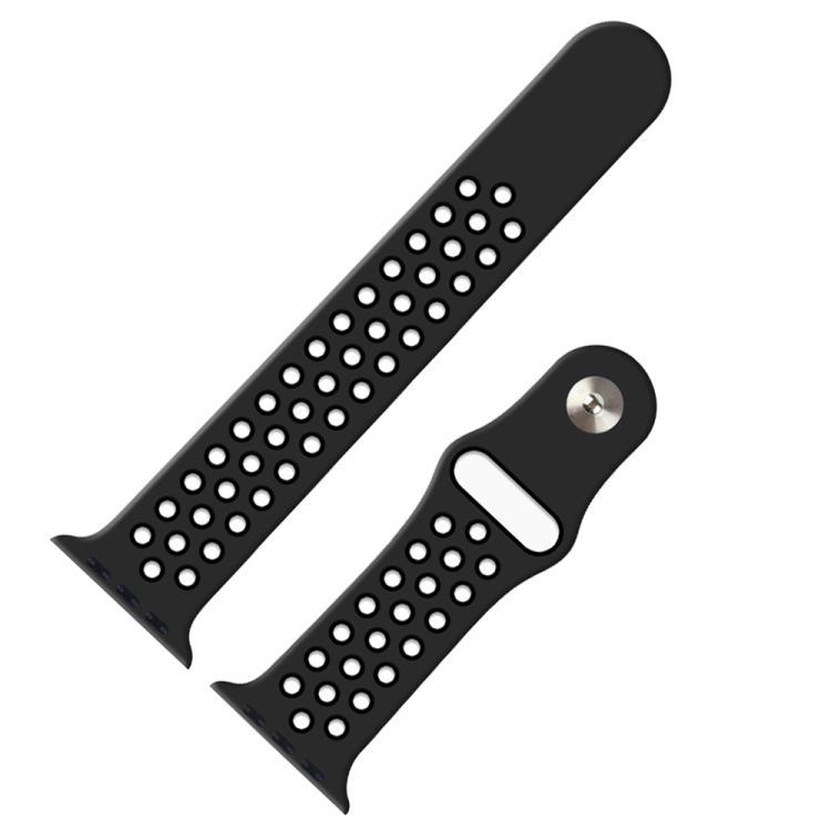 xDfind correa deportiva de silicona bicolor para Apple Watch 42mm / 41mm / 40mm / 38mm / App