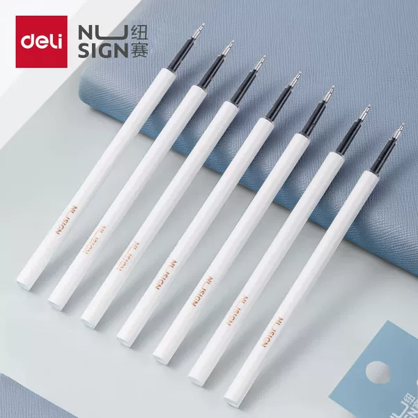 Newse Ns770 Ultra-Smooth Gel Pen Refill 0.5mm Retractable Reinforced Needle Tip (Black) (Piece)