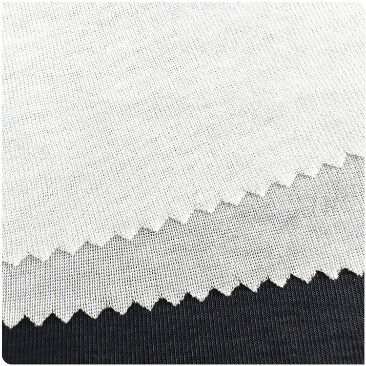 针织1*1细针罗纹 天丝醋酸罗纹布料 贴身圆领衫披风上衣面料新品