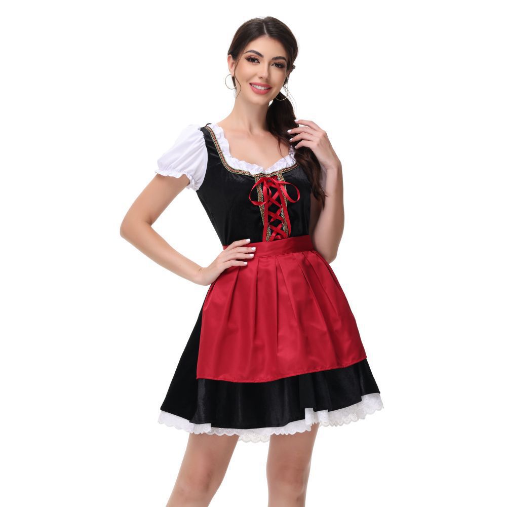 2026 New German Oktoberfest Bar Party Performance Costume Maid Outfit Beer Show Costume