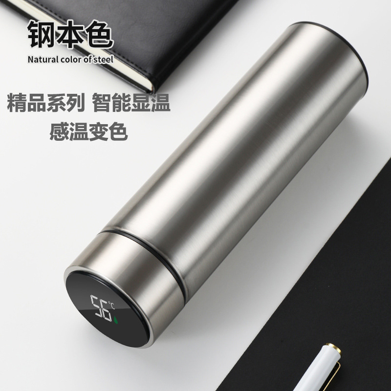 Taza de Vacío Inteligente con Gotero, Doble Pared, Portátil, Para Auto/Oficina