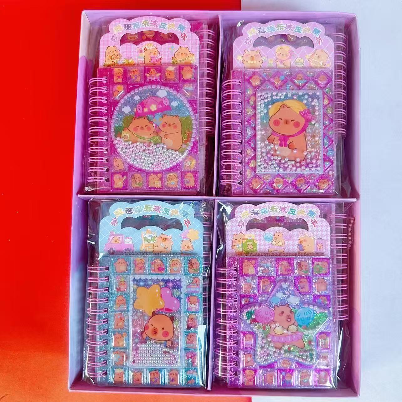 Cuaderno de Espiral con Arena Líquida Portátil para Estudiantes