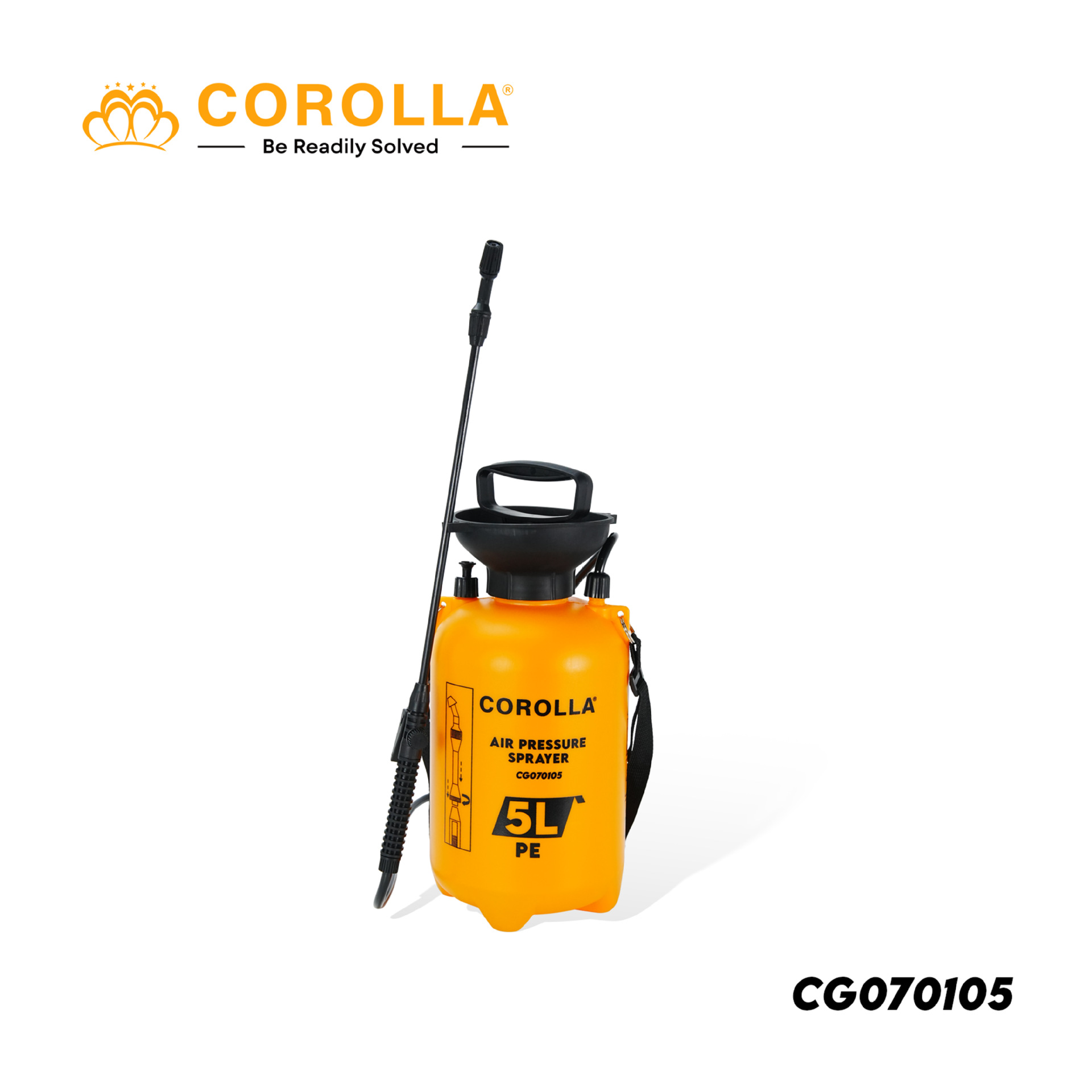 Pulverizador de Presión Manual para Jardín 5L de PE