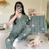 Трёхпредметный комплект кардиган, Зелёный кролик