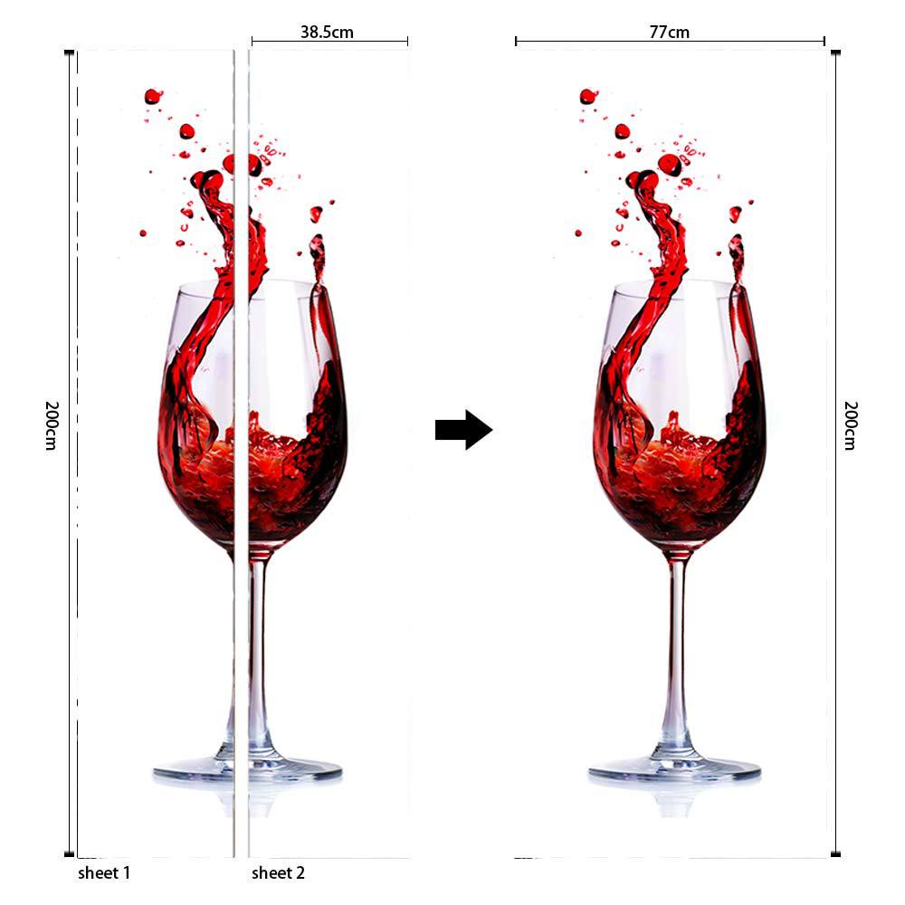 Pegatinas para puertas 3D respetuosas con el medio ambiente, autoadhesivos, fabricantes de origen al por mayor, patrones populares transfronterizos de alta definición, adhesivos para puertas impermeables, a prueba de aceite y antiincrustantes