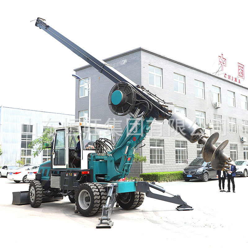 Taladro rotativo, pilote de cimientos, taladro en espiral hidráulico completo, barra de bloqueo, pilote de puente de gran apertura, taladro rotativo