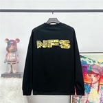 新款巴黎B家极品飞车集结联名直喷印花宽松男女款长袖t恤高街风