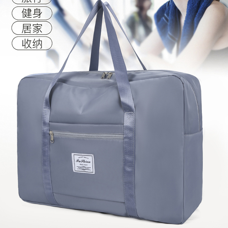 Bolsa de viaje bolsa de equipaje de corta distancia para mujer bolsa de almacenamiento bolso de gran capacidad simple ligero bolsa de embalaje impermeable bolsa de viaje