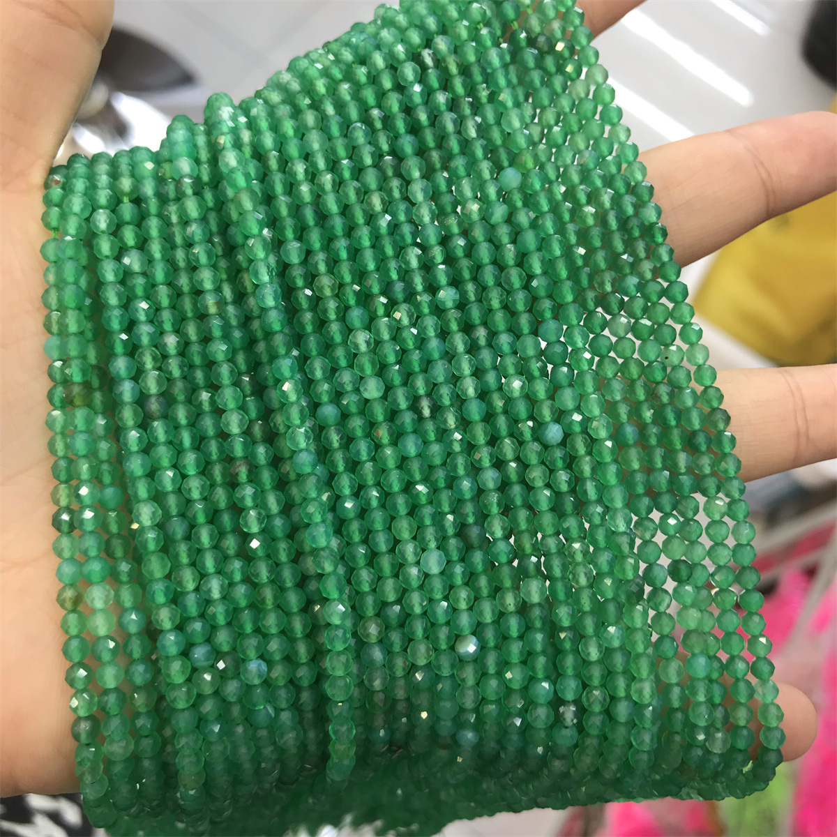a grade green agate
