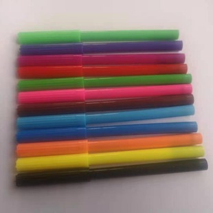 Wenzhou watercolor pen manufacturers 12 color 24 color washable 858 828 mini children's brush color pen