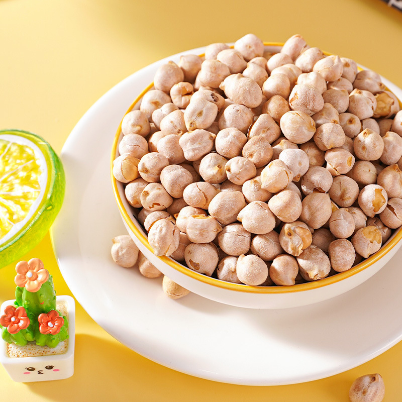 【净重】新疆鹰嘴豆原味新货即食炒豆坚果炒货添加高蛋白香酥炒熟|undefined