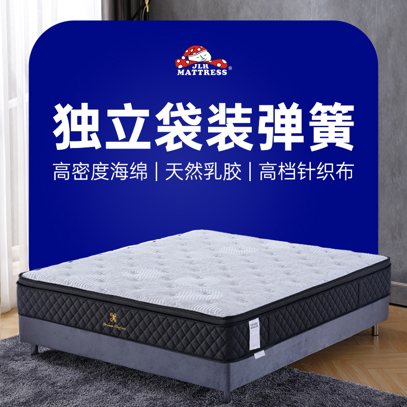 金龙恒席梦思海绵床垫高密度家用酒店民宿独立弹簧乳胶环保家具