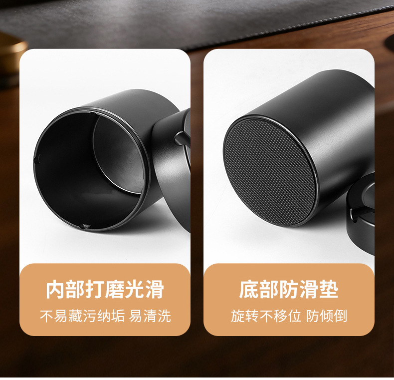Car-mounted ashtray, rotating, fully enclosed, creative, anti-spill, light luxury aluminum alloy with lid, suitable for home and office use
