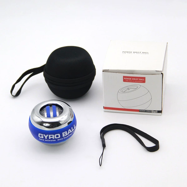 Metal lantern + ball bag (blue)