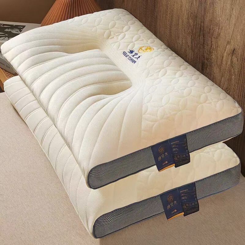 Thailand latex pillow a pair of household natural rubber single dormitory student cervical pillow core to help sleep wholesale Thailand latex pillow a pair of household natural rubber single dormitory student cervical pillow core to help sleep wholesale