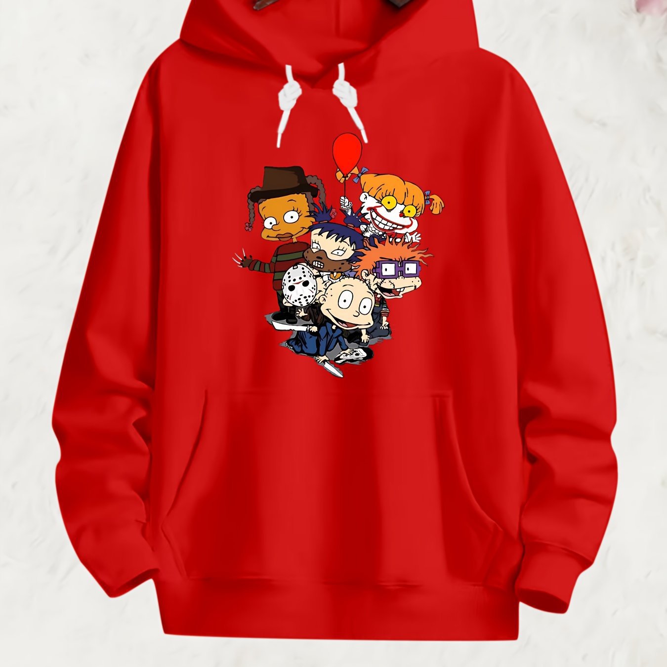 Plus Size Casual Sweatshirt Womens Plus Cartoon Fig