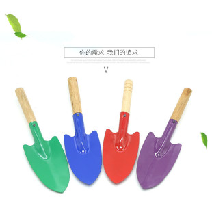 Wooden Handle Flower Shovel, Small Flower Shovel, Children's Toy, Beach and Sea Supplies, Planting Tools, Street Stall Products, Gardening Magic Tool