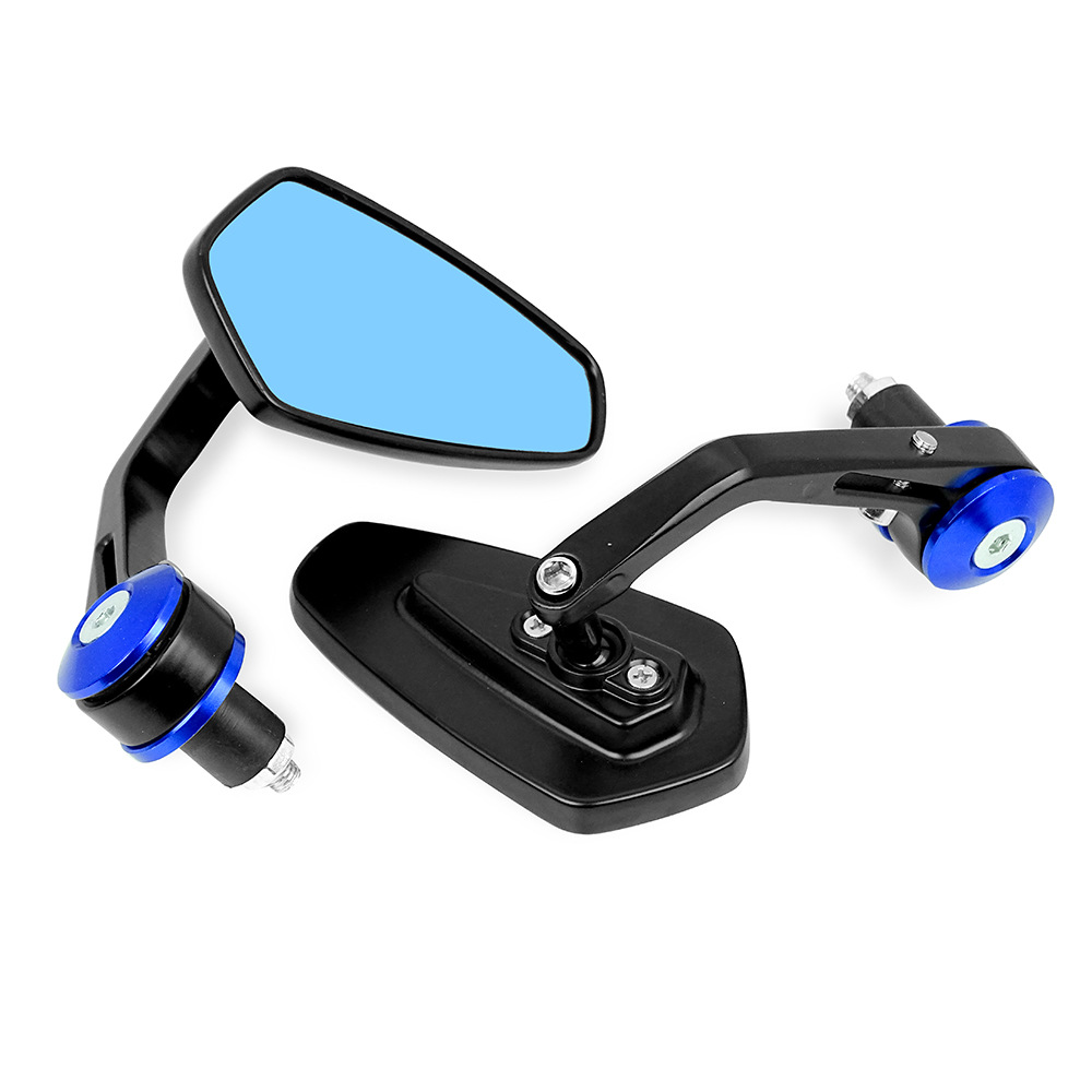 All-Aluminum Alloy Motorcycle Modified Rearview Mirror, Handlebar Mirror, Handlebar Reflector, Sports Car Convex Rearview Mirror
