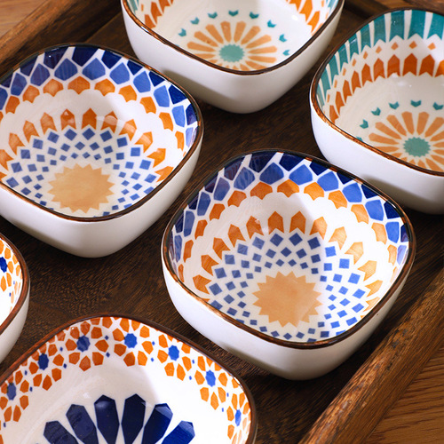 Dohemia small plate small dish ceramic Japanese jam dish dipping dish small flavor dish dipping dish sauce dish