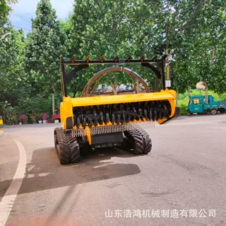 厂家供应75马力大型遥控开辟车履带伸缩拓荒割灌机林场荒山开设机