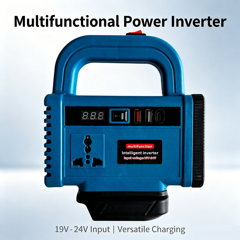 Multifunctional Lithium Battery Inverter (Dc 18-21V to Ac 220V), Outdoor Work Inverter Lithium Battery Multifunctional Lithium Battery Inverter (Dc 18-21V to Ac 220V), Outdoor Work Inverter Lithium Battery