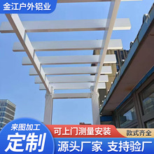 铝合金葡萄架户外现代简易凉亭别墅花园庭院长廊铝合金葡萄架