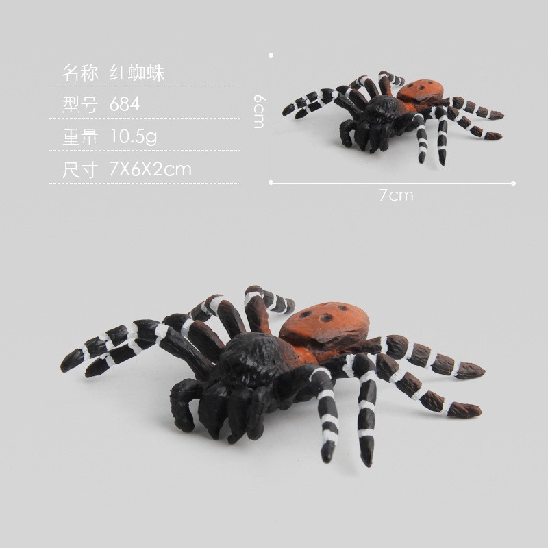 Sólido artificial abeja araña mariposa Naruto ciempiés insecto modelo animal juguete de los niños arena bandeja Decoración