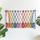 New Home Decorative Creative Wall Decoration Cotton Rope Woven Net Bag Toy Hammock Storage Tapestries Girls' Room Wall Hanging