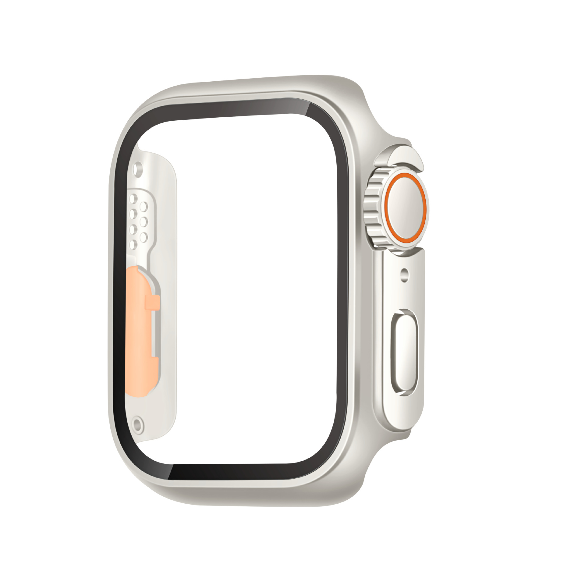 Adecuado para applewatch segundos a ultra49mm reloj caso Apple Watch S8/7/6/5/4/se funda protectora