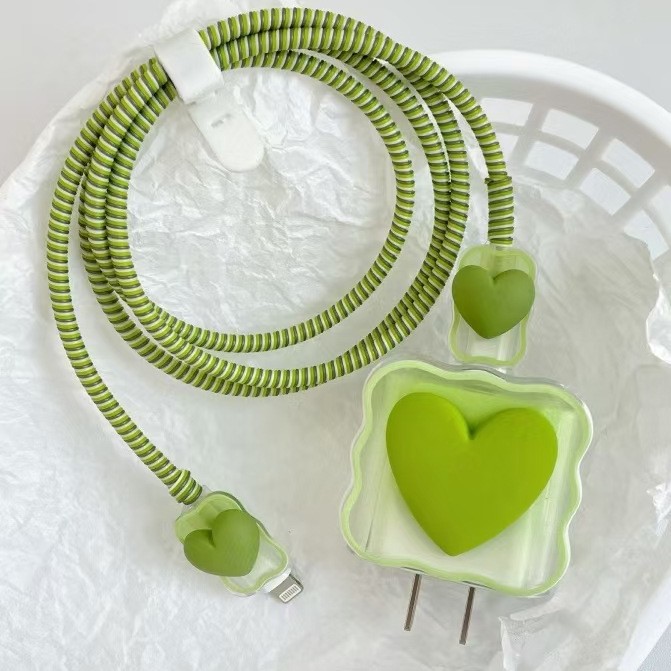 Para Apple 14 línea de datos cubierta protectora iPhone13 cargador cabezal 12promax bobinado estuche para iPad