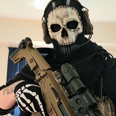 MWII使命召唤スカルマスク頭カバー化粧舞踏会ゲーム戦術マスクハロウィーンパーティー頭蓋骨