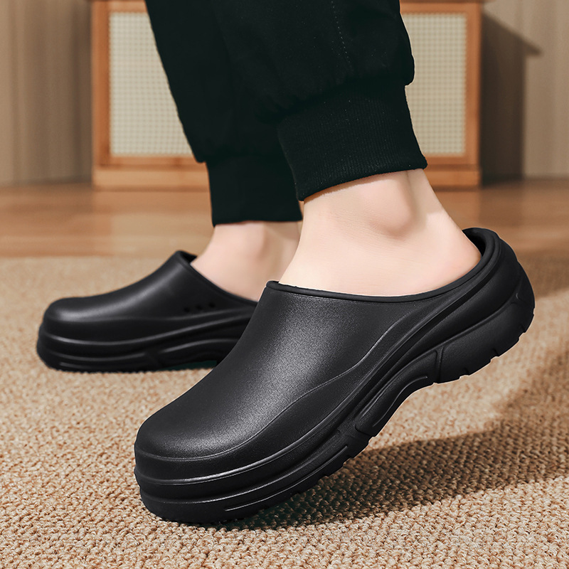 Spring and Summer platform operating room slippers women's all-inclusive comfortable doctor surgical shoes men's protective shoes experimental shoes Eva shoes