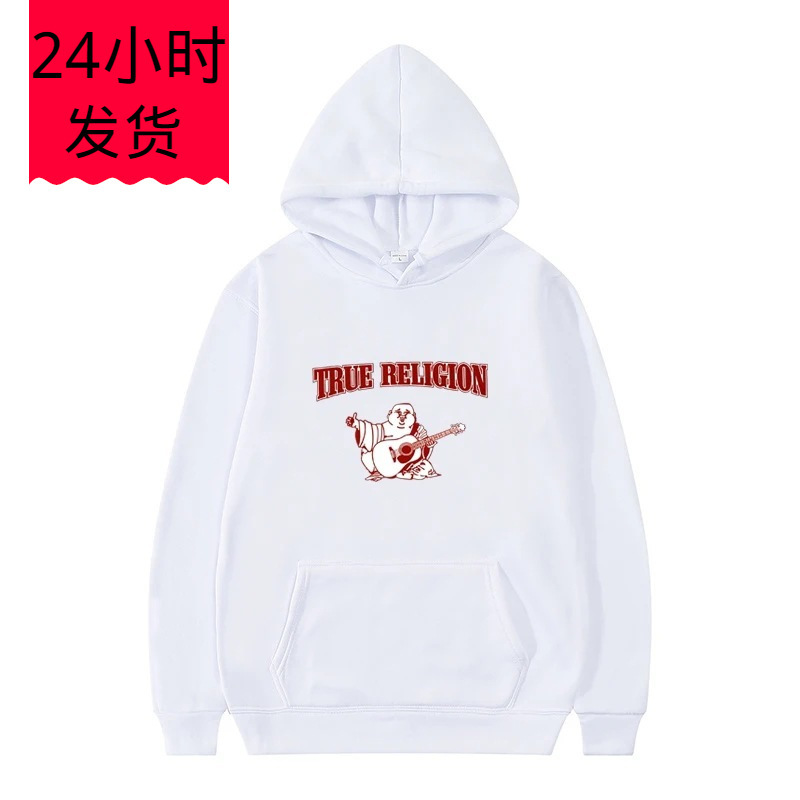 True Religious Believer Printed Streetwear Clothing Hoodies Autumn Winter Men Women Casual Fashion Hooded Sport Sweatshirtss Pullover