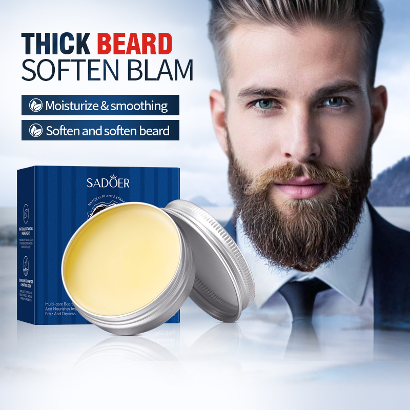 Cross-Border Spot Goods Men's Beard Care Cream Beard Oil Moisturizing and Nourishing Beard 50g