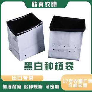 Pe Seedling Bag Tomato Cucumber Black and White Planting Bag Beautiful Planting Bag Farm Fruit Seedling Vegetable Growth Bag Soilless Cultivation Bag