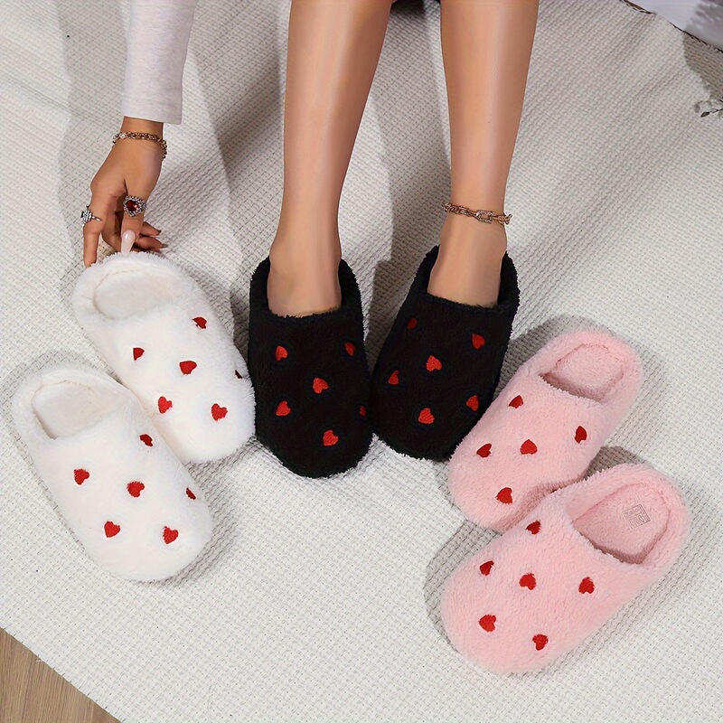 Soft bottom foreign trade love Baotou Mao Mao slippers women's autumn and winter wear non-slip indoor thick bottom home furry month